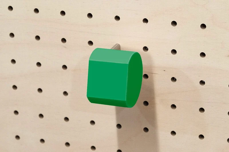 Porte-montre mural pour pegboard – support montre inox et impression 3D