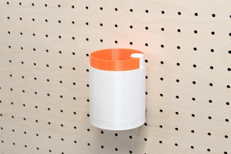 Pot de fleurs à réservoir d'eau pour pegboard – jardinière murale 3D