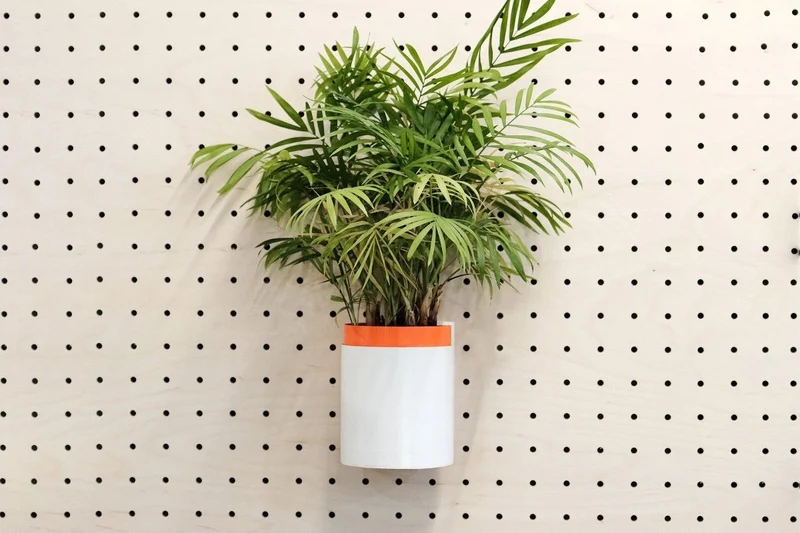 Pot de fleurs à réservoir d'eau pour pegboard – jardinière murale 3D
