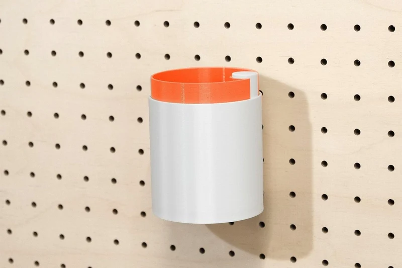 Pot de fleurs à réservoir d'eau pour pegboard – jardinière murale 3D