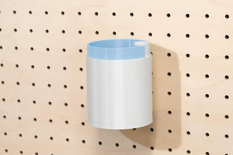 Pot de fleurs à réservoir d'eau pour pegboard – jardinière murale 3D