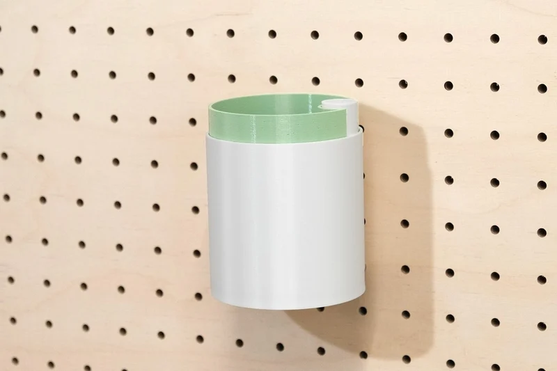 Pot de fleurs à réservoir d'eau pour pegboard – jardinière murale 3D