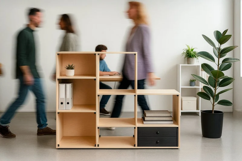 Casiers en bois sur mesure – caissons et étagères modulaires pour pegboard