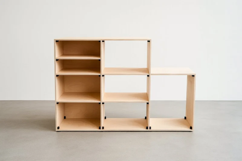 Casiers en bois sur mesure – caissons et étagères modulaires pour pegboard