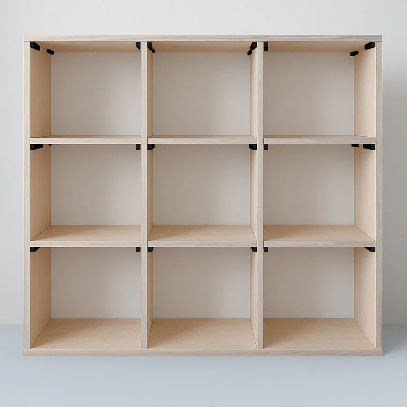 Casiers en bois sur mesure – caissons et étagères modulaires pour pegboard