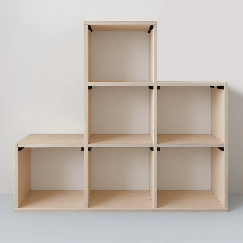 Casiers en bois sur mesure – caissons et étagères modulaires pour pegboard