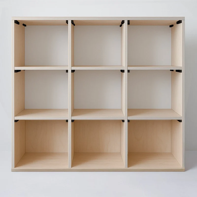 Casiers en bois sur mesure – caissons et étagères modulaires pour pegboard