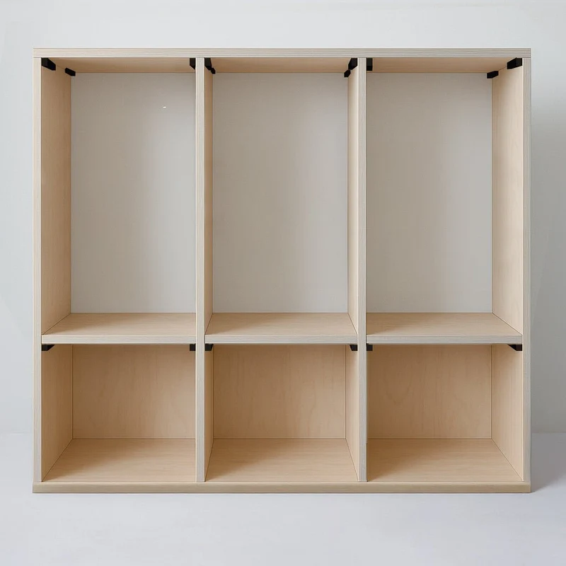 Casiers en bois sur mesure – caissons et étagères modulaires pour pegboard