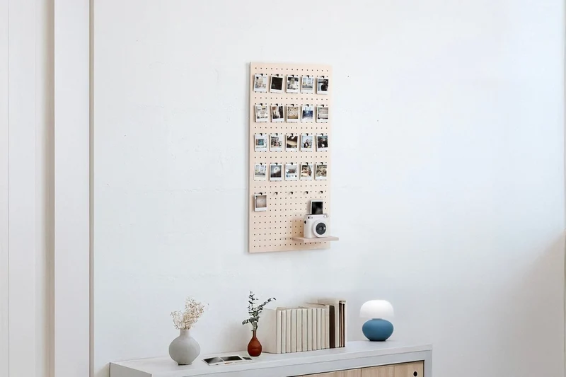 Module Photowall pour pegboard – kit mur photo mural panneau perforé