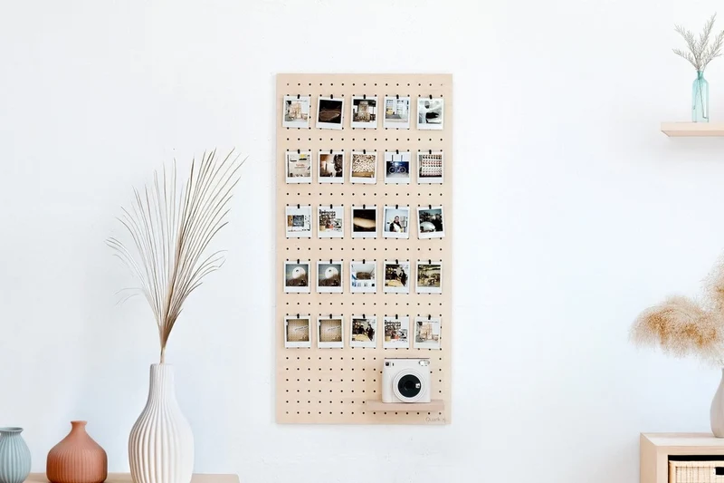 Pegboard P9 9 mm en bois – panneau perforé mural pour usage quotidien