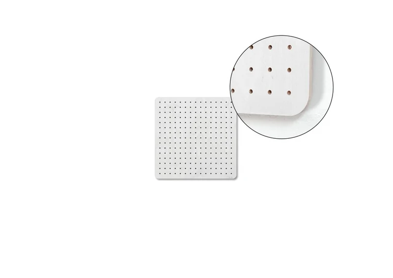Pegboard P9 9 mm en bois – panneau perforé mural pour usage quotidien