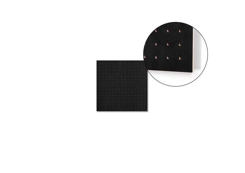 Pegboard P9 9 mm en bois – panneau perforé mural pour usage quotidien