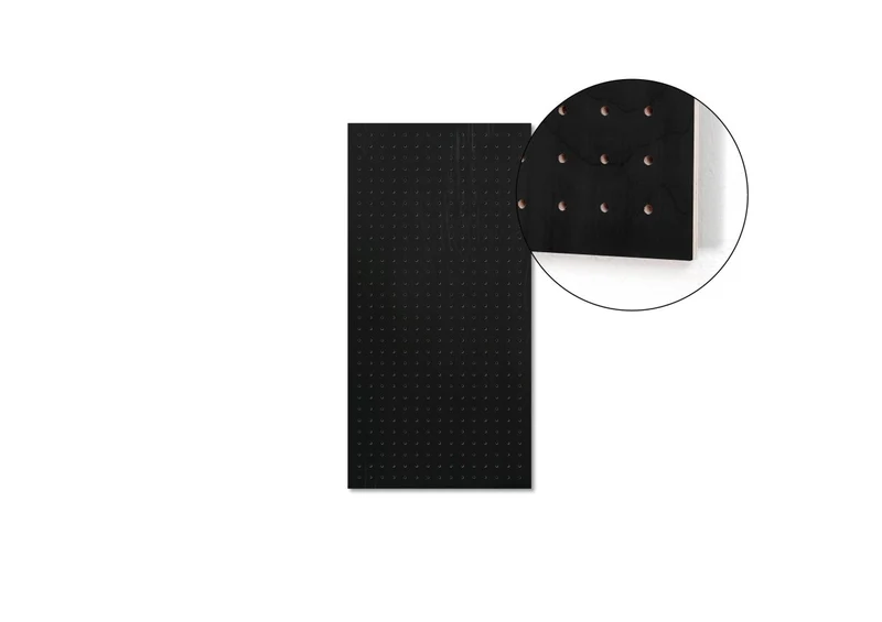 Pegboard P9 9 mm en bois – panneau perforé mural pour usage quotidien