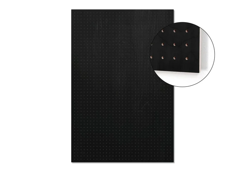 Pegboard P9 9 mm en bois – panneau perforé mural pour usage quotidien