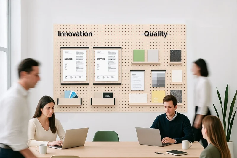 Module Insight pour pegboard – kit d'affichage et organisation mural