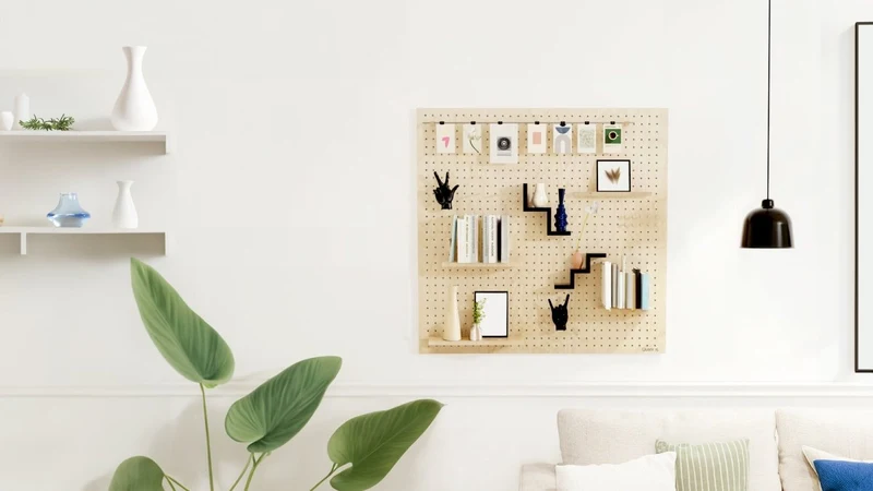 Pegboard P15 15 mm renforcé – panneau perforé mural charges lourdes 50 kg