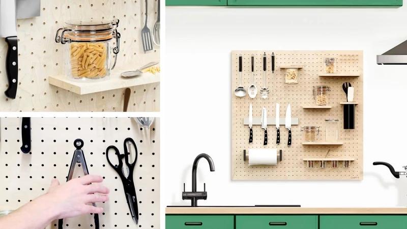 Pegboard P15 15 mm renforcé – panneau perforé mural charges lourdes 50 kg
