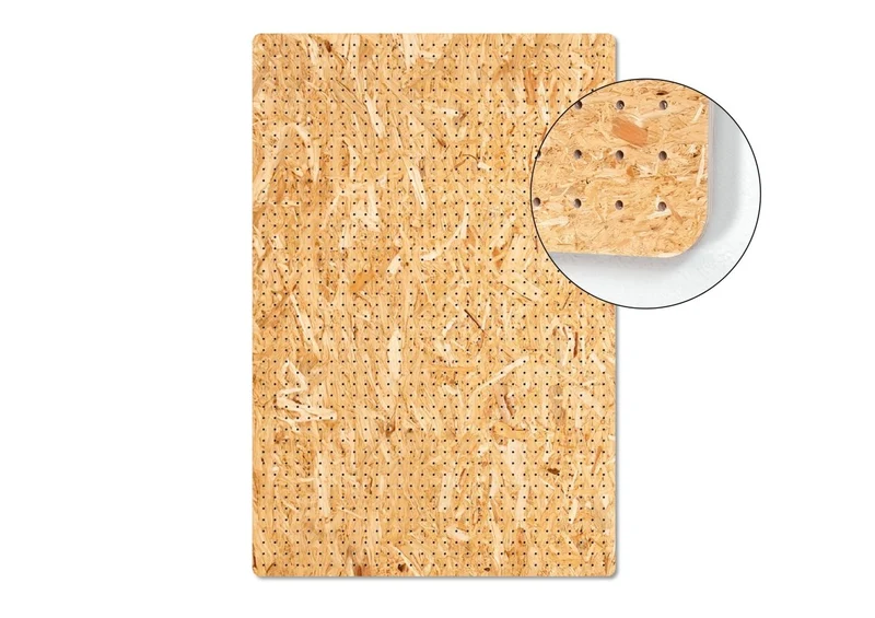 Pegboard P15 15 mm renforcé – panneau perforé mural charges lourdes 50 kg