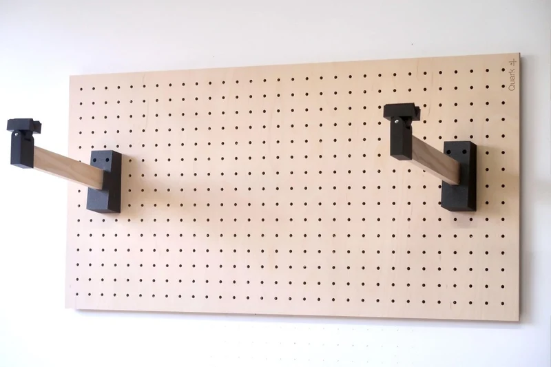 Support vélo mural pour pegboard – porte-vélo panneau perforé