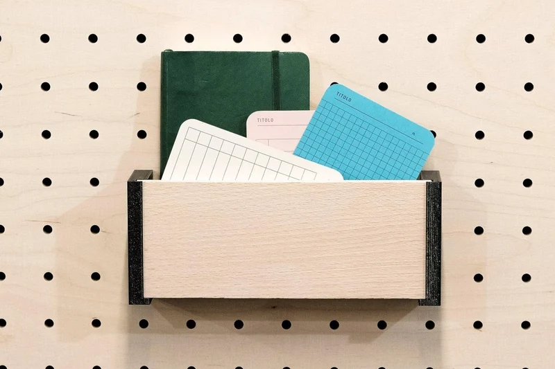 Porte-courrier mural pour pegboard – range-lettres panneau perforé
