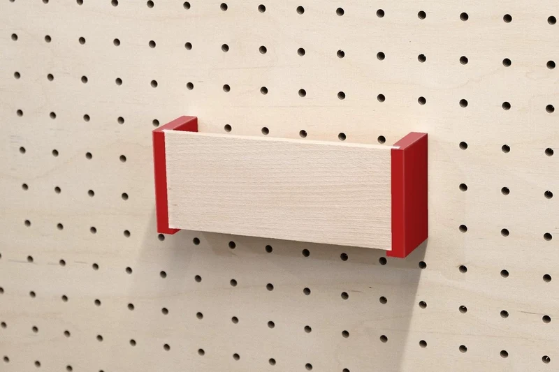 Porte-courrier mural pour pegboard – range-lettres panneau perforé