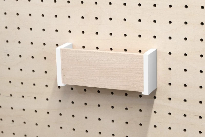 Porte-courrier mural pour pegboard – range-lettres panneau perforé