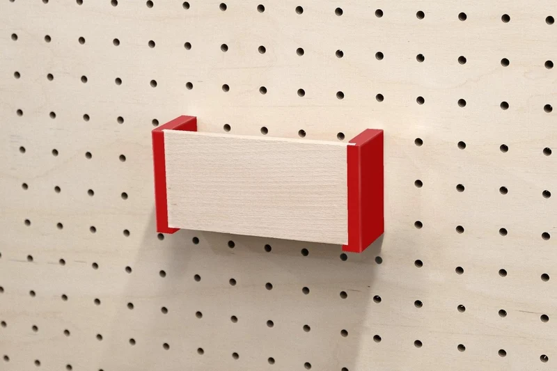 Porte-courrier mural pour pegboard – range-lettres panneau perforé
