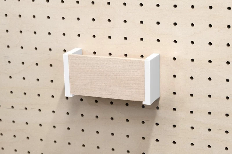 Porte-courrier mural pour pegboard – range-lettres panneau perforé