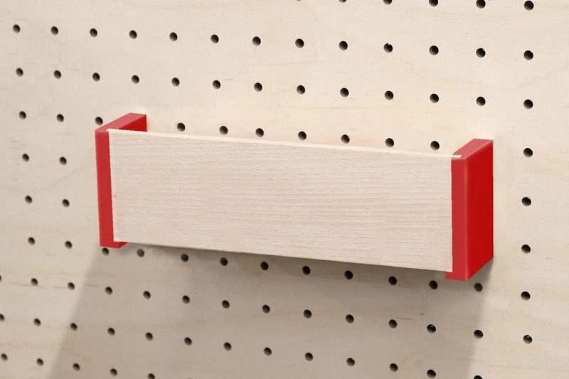 Porte-courrier mural pour pegboard – range-lettres panneau perforé