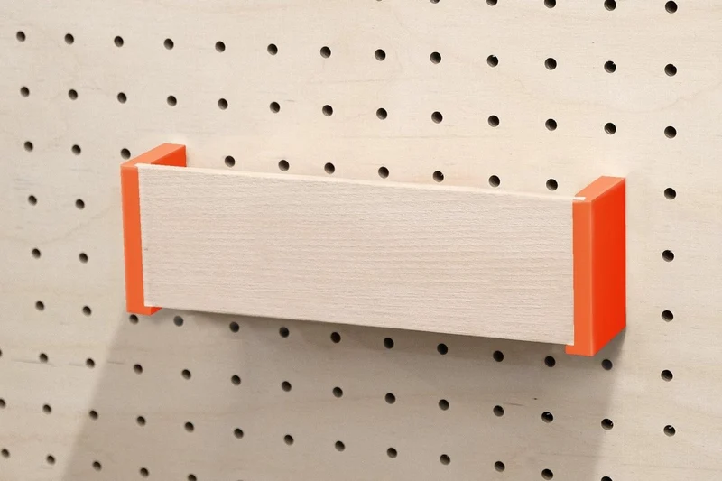 Porte-courrier mural pour pegboard – range-lettres panneau perforé
