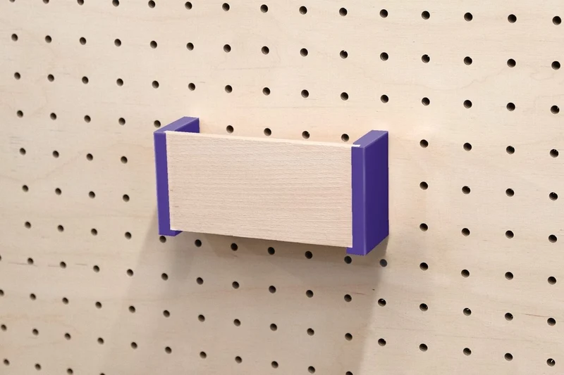 Porte-courrier mural pour pegboard – range-lettres panneau perforé