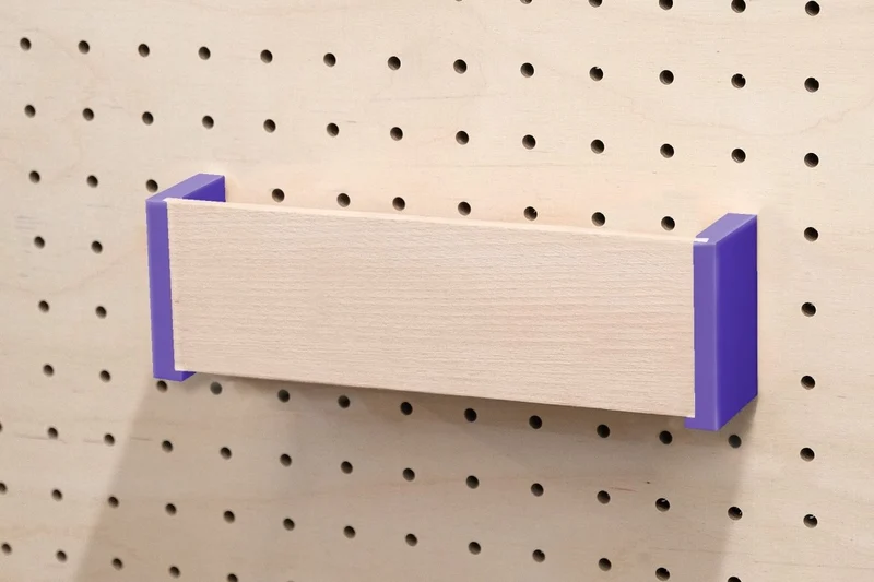 Porte-courrier mural pour pegboard – range-lettres panneau perforé