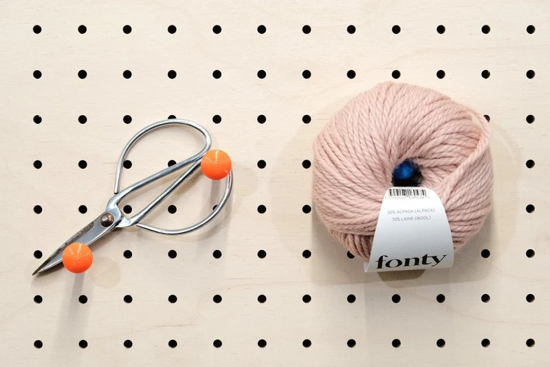 Tourillons colorés pour pegboard – goupilles à bille panneau perforé à l'unité