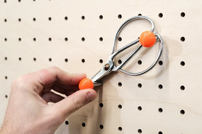 Tourillons colorés pour pegboard – goupilles à bille panneau perforé à l'unité