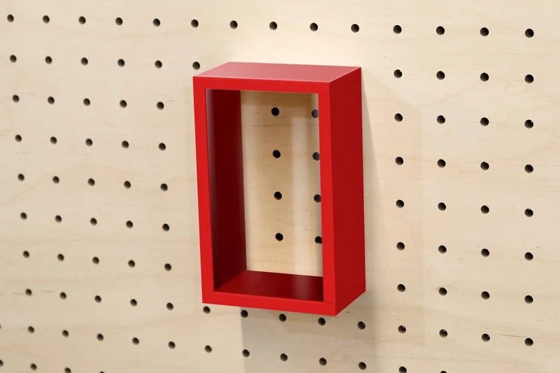 Vitrine à produits pour pegboard – présentoir mural panneau perforé