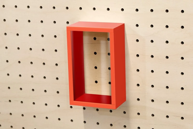 Vitrine à produits pour pegboard – présentoir mural panneau perforé
