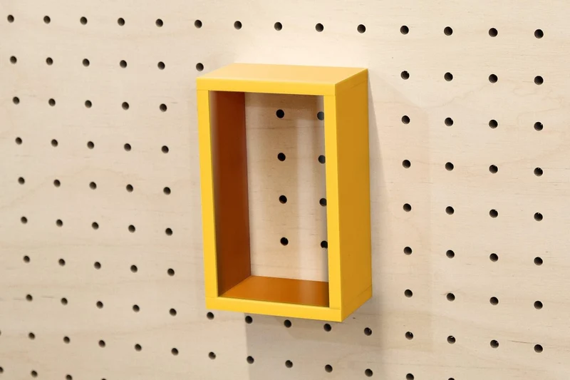 Vitrine à produits pour pegboard – présentoir mural panneau perforé