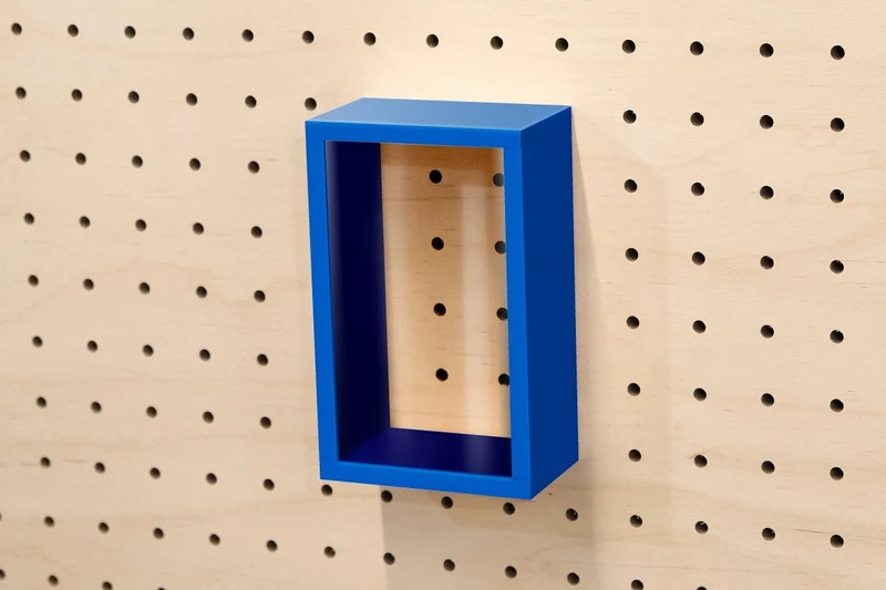 Vitrine à produits pour pegboard – présentoir mural panneau perforé