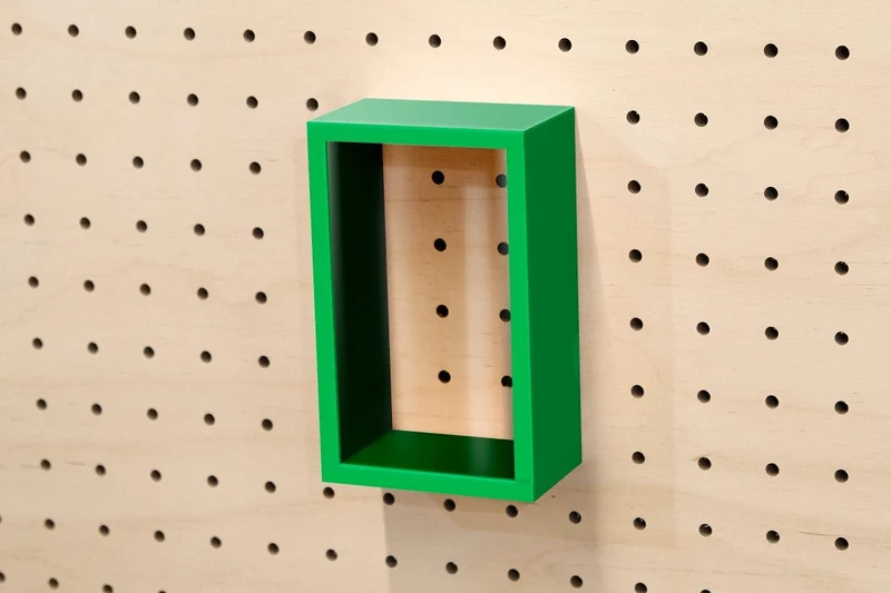 Vitrine à produits pour pegboard – présentoir mural panneau perforé