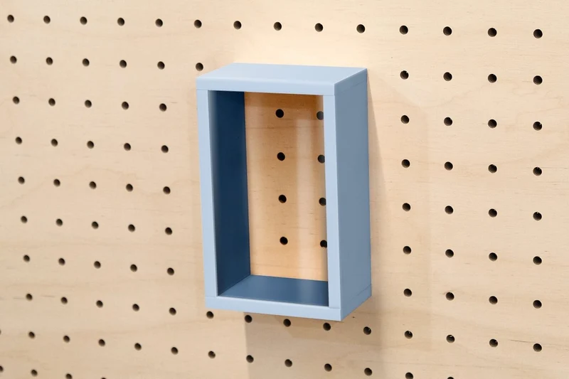 Vitrine à produits pour pegboard – présentoir mural panneau perforé
