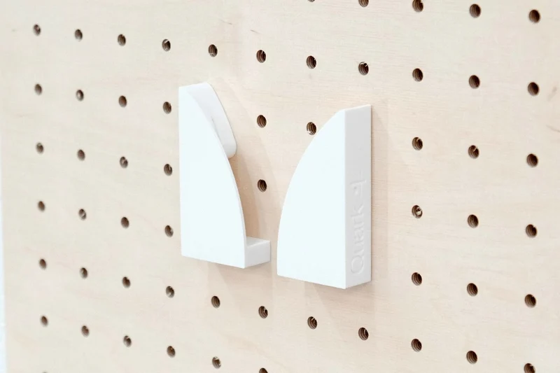 Porte-téléphone mural pour pegboard – support smartphone panneau perforé