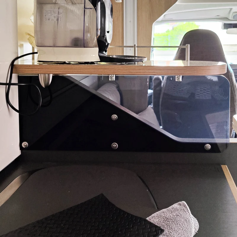 Tablette de rangement pour les modèles Mobilvetta Krosser et Kea avec Face to Face