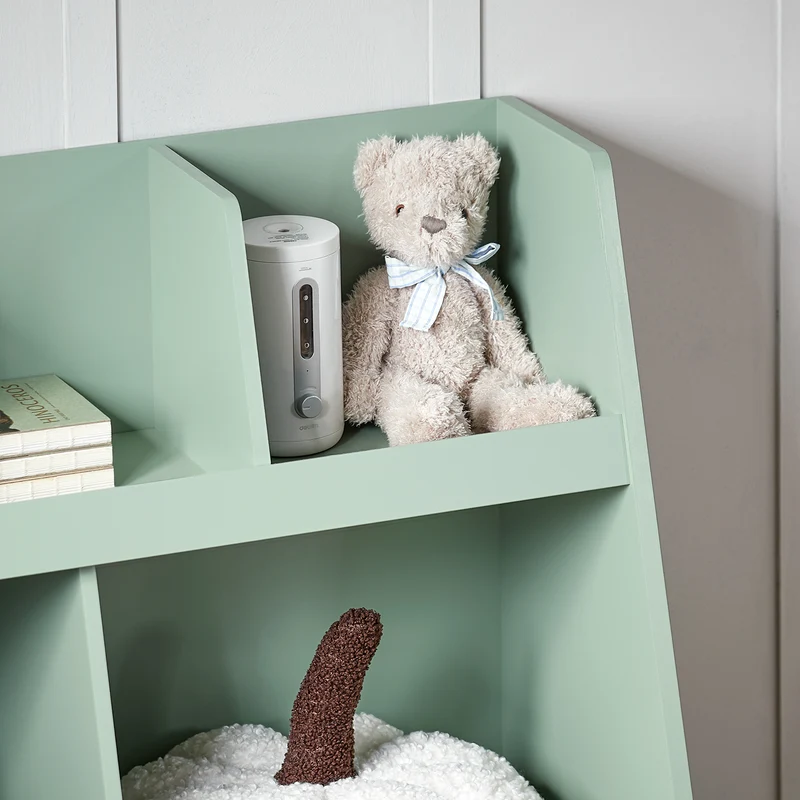 SoBuy KMB19-GR Bibliothèque Enfant, Étagère à Livres, Meuble Rangement Enfant, 5 Compartiments Ouverts