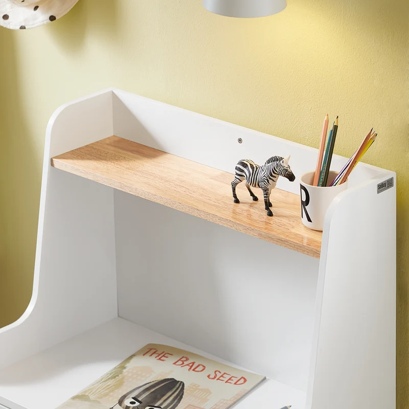 SoBuy KMB84-W Meuble de Rangement pour Chambre d’Enfant, Étagère de Rangement pour Jouets et Livres