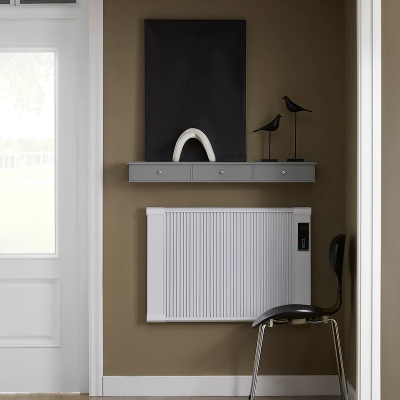 SoBuy FRG43-L-HG Etagere Murale avec 3 Tiroirs - Étagère Flottante Moderne pour Entrée, Salon, Cuisine & Chambre - Gris 94x15x10cm