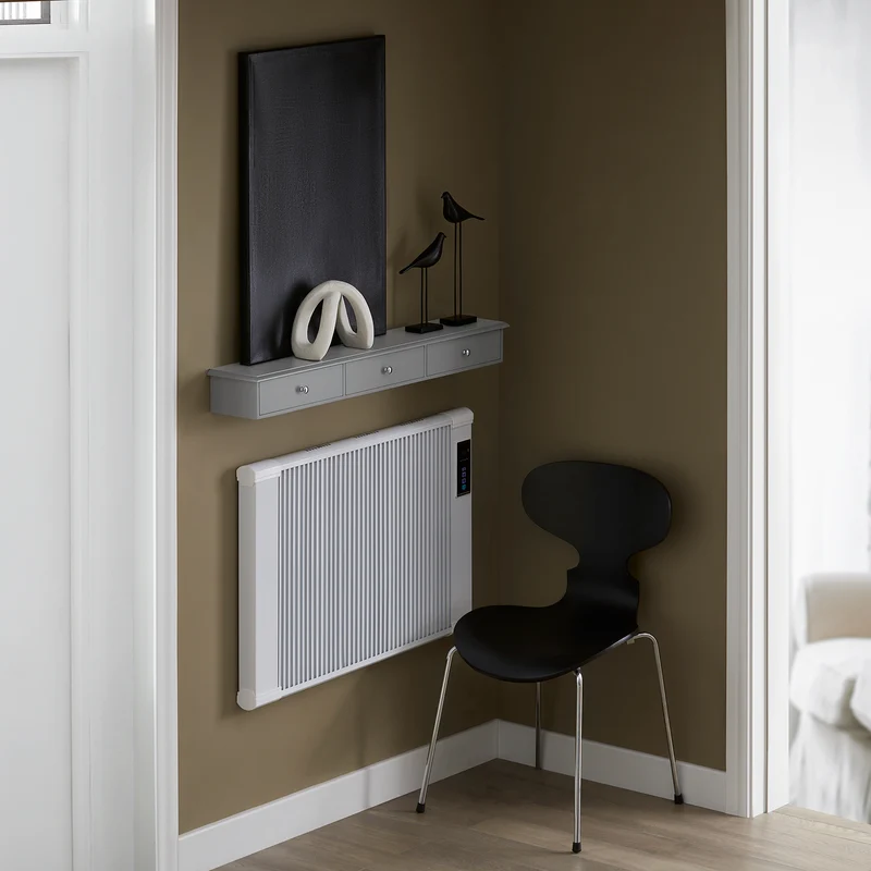 SoBuy FRG43-L-HG Etagere Murale avec 3 Tiroirs - Étagère Flottante Moderne pour Entrée, Salon, Cuisine & Chambre - Gris 94x15x10cm