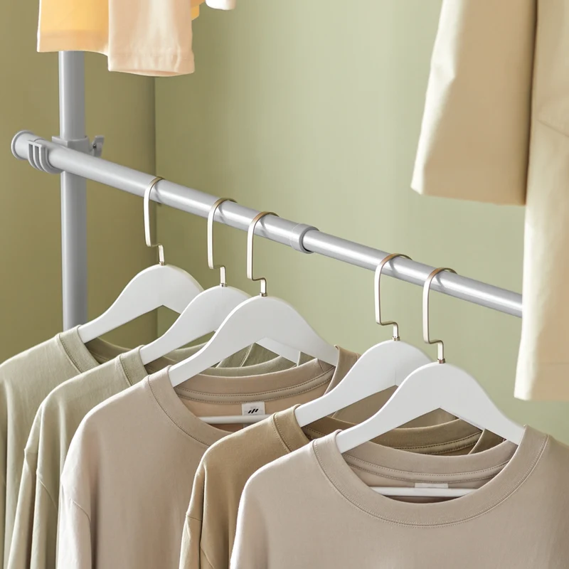 SoBuy FRG34-HG Penderie Garde-Robe Portant de vêtement 3 Barres 3 paniers
