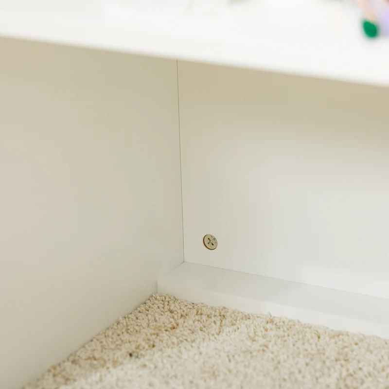SoBuy KMB74-W Boîte de Rangement pour Enfant, Coffre à Jouets, Bac de Rangement avec 1 Tiroir