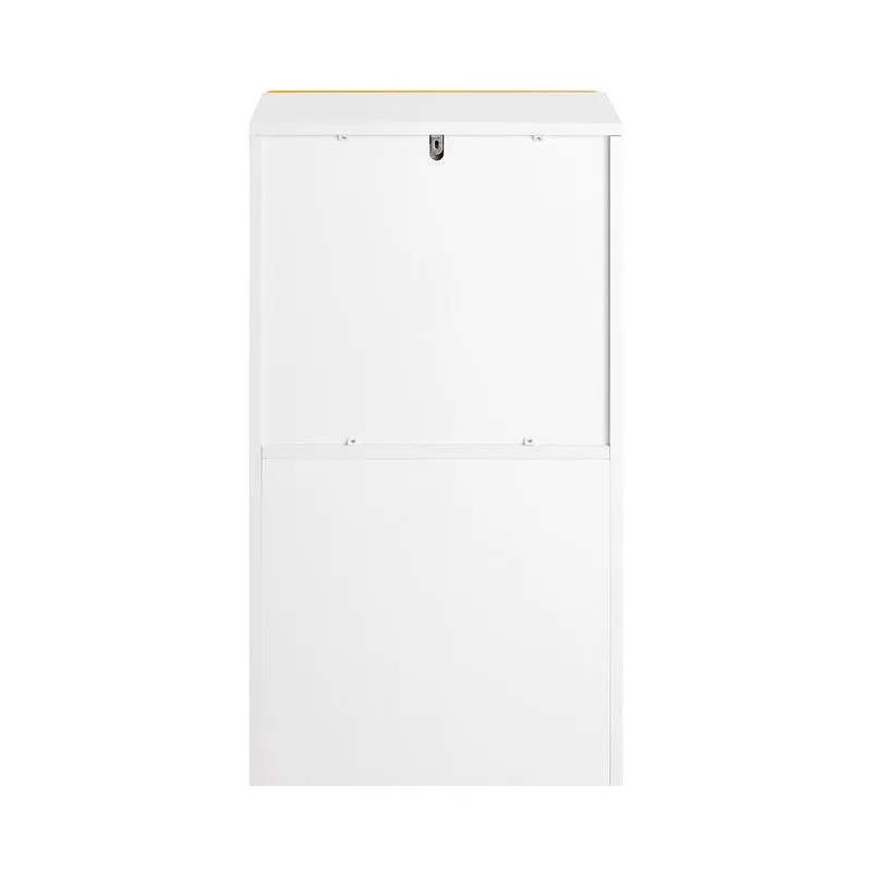 SoBuy KMB72-W Armoire de Rangement pour Enfant, Rangement pour Livres et Jouets, Coffre à Jouets pour Enfant