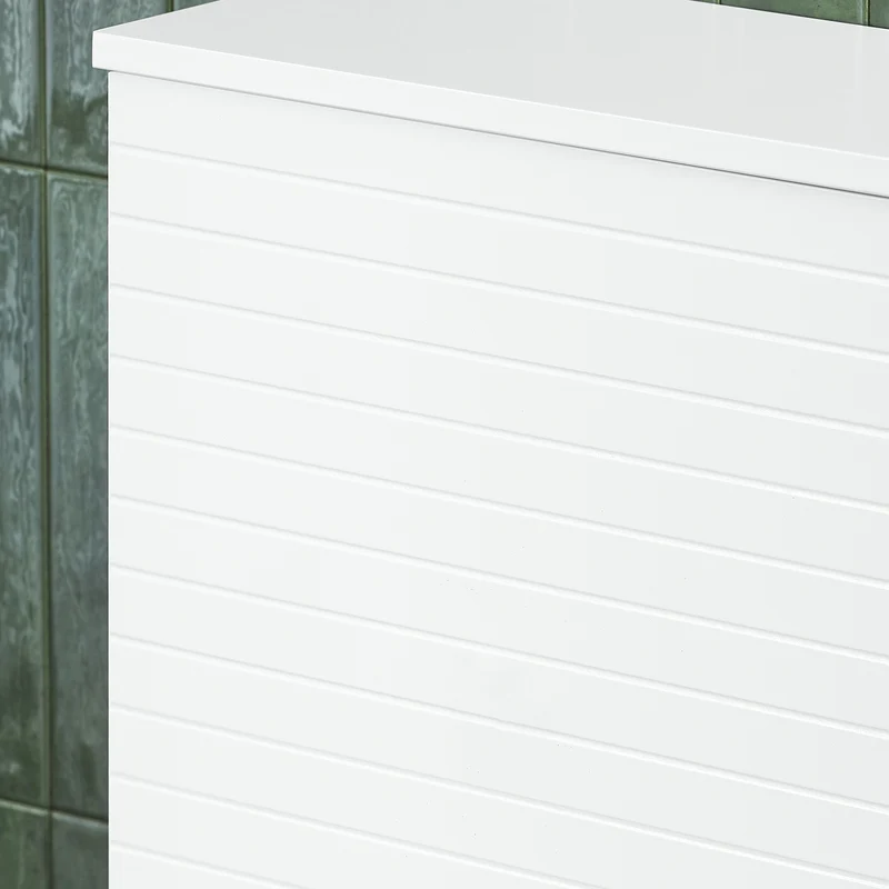 SoBuy BZR25-W Meuble Haut Armoire Suspendue de Toilettes Placard Mural
